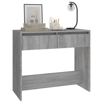 Konsolipöytä harmaa Sonoma 89x41x76,5 cm tekninen puu