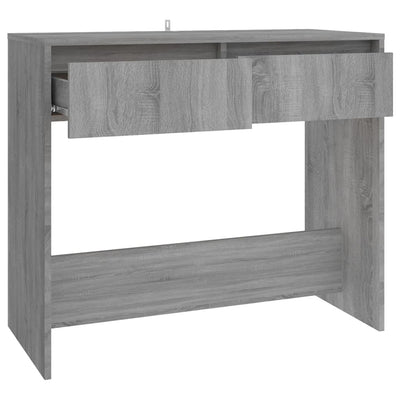 Konsolipöytä harmaa Sonoma 89x41x76,5 cm tekninen puu