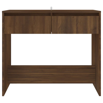 Konsolipöytä ruskea tammi 89x41x76,5 cm tekninen puu