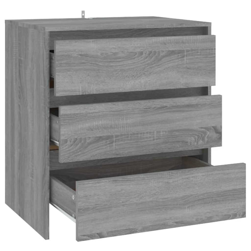 Harmaa senkki Jamel 70x41x75cm (puinen)