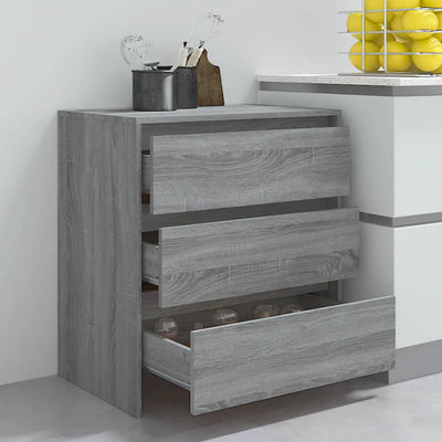 Senkki harmaa Sonoma 70x41x75 cm tekninen puu