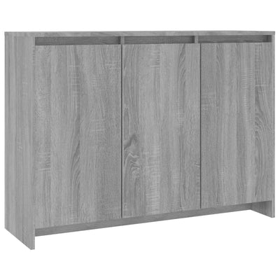 Senkki harmaa Sonoma 102x33x75 cm tekninen puu