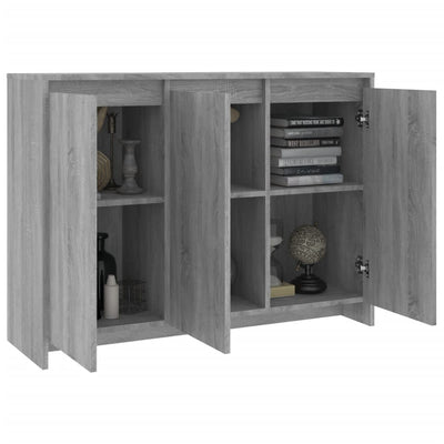 Senkki harmaa Sonoma 102x33x75 cm tekninen puu