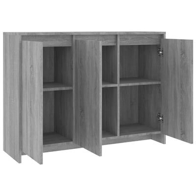 Senkki harmaa Sonoma 102x33x75 cm tekninen puu