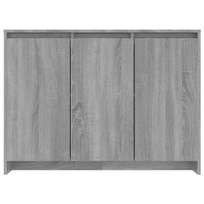 Senkki harmaa Sonoma 102x33x75 cm tekninen puu