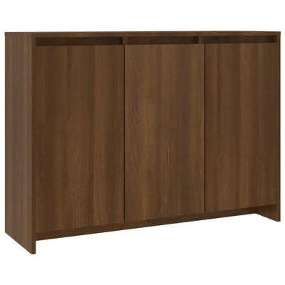 Senkki ruskea tammi 102x33x75 cm lastulevy