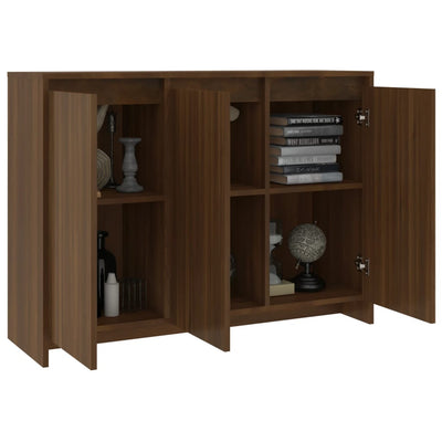 Senkki ruskea tammi 102x33x75 cm lastulevy