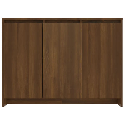Senkki ruskea tammi 102x33x75 cm lastulevy