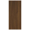 Senkki ruskea tammi 102x33x75 cm lastulevy