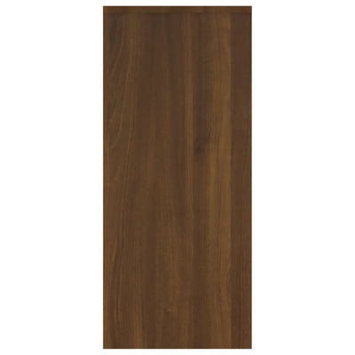 Senkki ruskea tammi 102x33x75 cm lastulevy