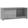TV-taso harmaa Sonoma 90x35x40 cm tekninen puu