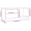 TV-taso harmaa Sonoma 90x35x40 cm tekninen puu