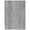 TV-taso harmaa Sonoma 102x37,5x52,5 cm tekninen puu