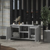 TV-taso harmaa Sonoma 102x37,5x52,5 cm tekninen puu
