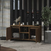 TV-taso ruskea tammi 102x37,5x52,5 cm tekninen puu