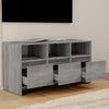 TV-taso harmaa Sonoma 102x37,5x52,5 cm tekninen puu