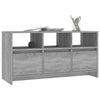 TV-taso harmaa Sonoma 102x37,5x52,5 cm tekninen puu