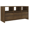 TV-taso ruskea tammi 102x37,5x52,5 cm tekninen puu