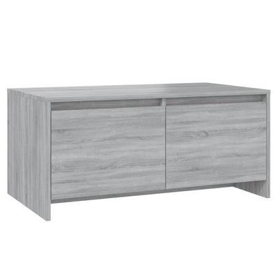 Sohvapöytä harmaa Sonoma 90x50x41,5 cm tekninen puu