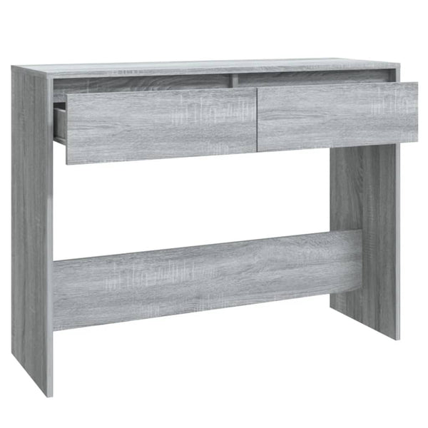 Konsolipöytä harmaa Sonoma 100x35x76,5 cm tekninen puu
