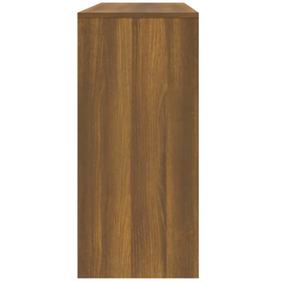 Konsolipöytä ruskea tammi 100x35x76,5 cm tekninen puu