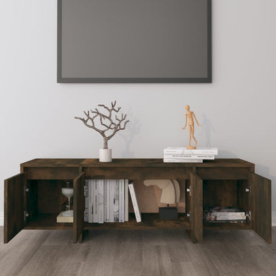 TV-taso savutammi 120x30x40,5 cm tekninen puu