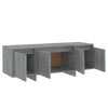 Harmaa tv-taso Vevere 120x30x40,5cm (lastulevy)