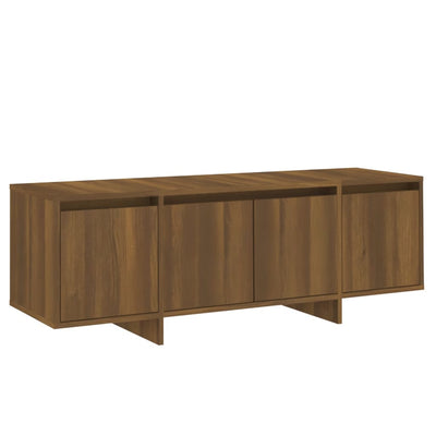 TV-taso ruskea tammi 120x30x40,5 cm lastulevy
