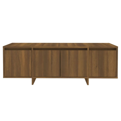 TV-taso ruskea tammi 120x30x40,5 cm lastulevy