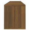 TV-taso ruskea tammi 120x30x40,5 cm lastulevy