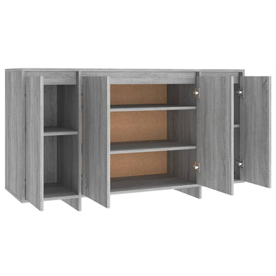 Senkki harmaa Sonoma 135x41x75 cm tekninen puu