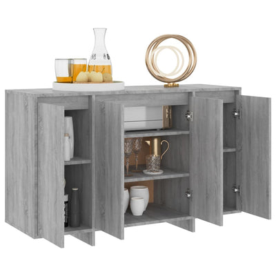 Senkki harmaa Sonoma 120x41x75 cm lastulevy