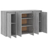 Senkki harmaa Sonoma 120x41x75 cm lastulevy