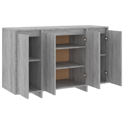 Senkki harmaa Sonoma 120x41x75 cm lastulevy