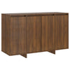 Senkki ruskea tammi 120x41x75 cm lastulevy