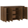 Senkki ruskea tammi 120x41x75 cm lastulevy