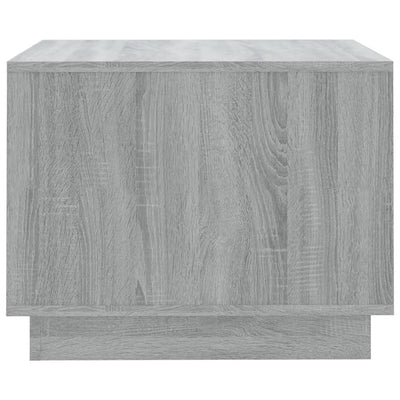 Sohvapöytä harmaa Sonoma 55x55x43 cm tekninen puu