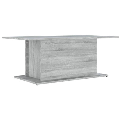 Sohvapöytä harmaa Sonoma 102x55,5x40 cm tekninen puu