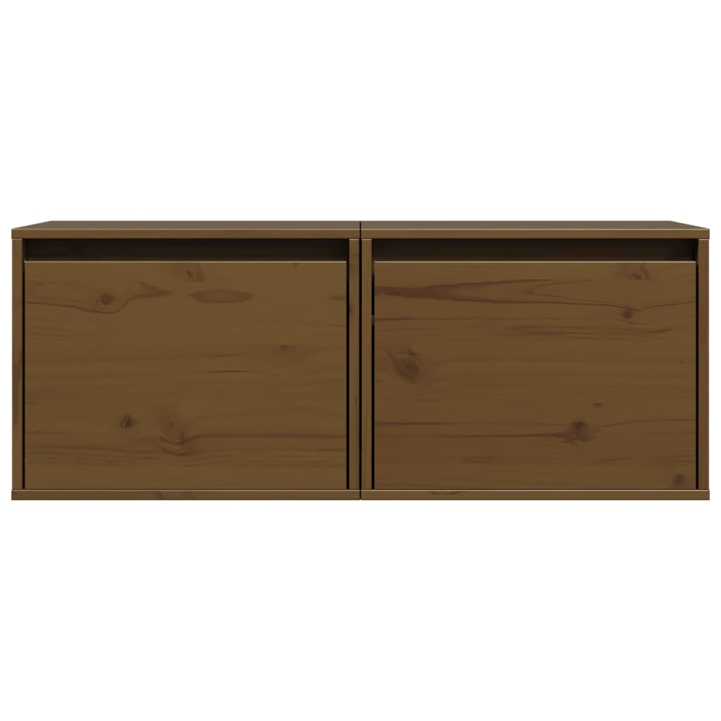 Hunajanruskea seinäkaapit Persec 45x30x35cm (2 kpl, mänty)