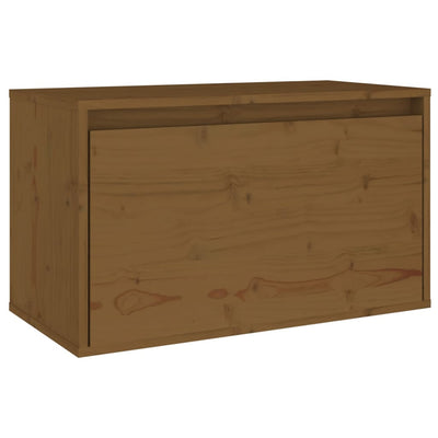 Seinäkaappi hunajanruskea 60x30x35 cm täysi mänty