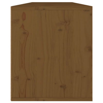 Seinäkaapit 2 kpl hunajanruskea 60x30x35 cm täysi mänty