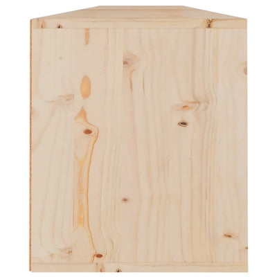 Seinäkaapit 2 kpl 100x30x35 cm täysi mänty