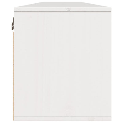 Seinäkaapit 2 kpl valkoinen 100x30x35 cm täysi mänty