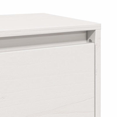 Seinäkaapit 2 kpl valkoinen 100x30x35 cm täysi mänty
