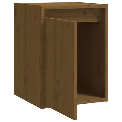 Seinäkaapit 2 kpl hunajanruskea 30x30x40 cm täysi mänty