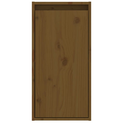 Seinäkaapit 2 kpl hunajanruskea 30x30x60 cm täysi mänty