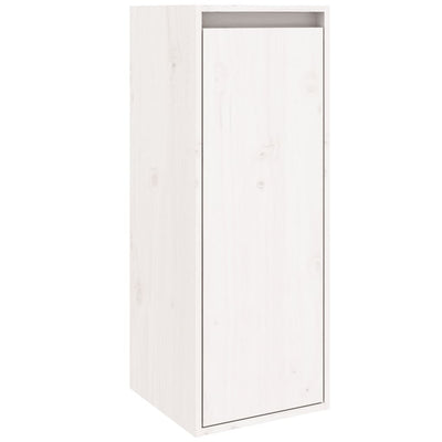 Seinäkaapit 2 kpl valkoinen 30x30x80 cm täysi mänty