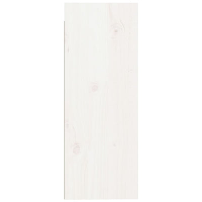 Seinäkaapit 2 kpl valkoinen 30x30x80 cm täysi mänty