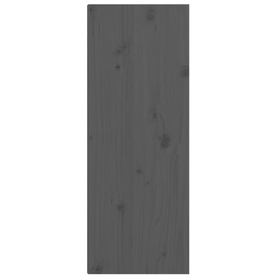 Seinäkaapit 2 kpl harmaa 30x30x80 cm täysi mänty