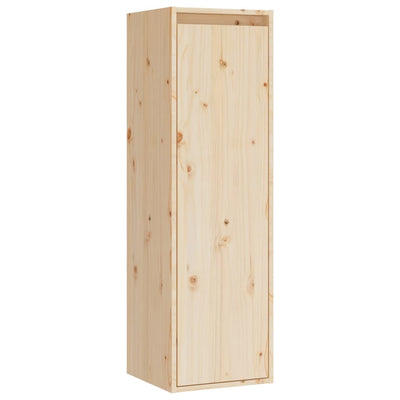 Seinäkaapit 2 kpl 30x30x100 cm täysi mänty